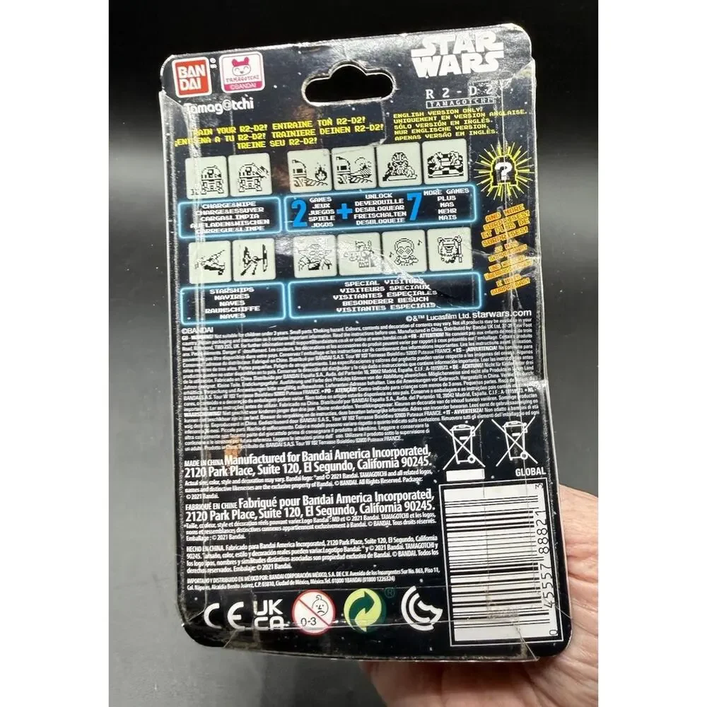 R2-D2 Digital Pet White Version English Bandai Star Wars Tamagotchi R2D2